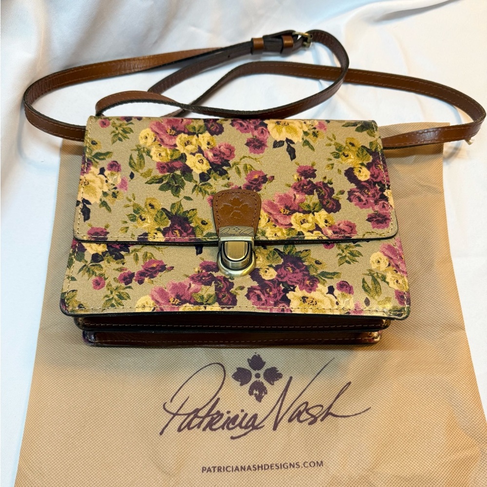 Patricia Nash Floral Crossbody Bag - Multicolor